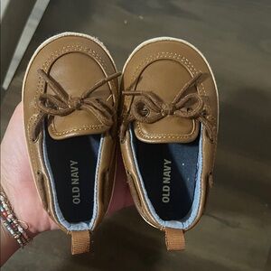 Old Navy Tan Kids Moccasins